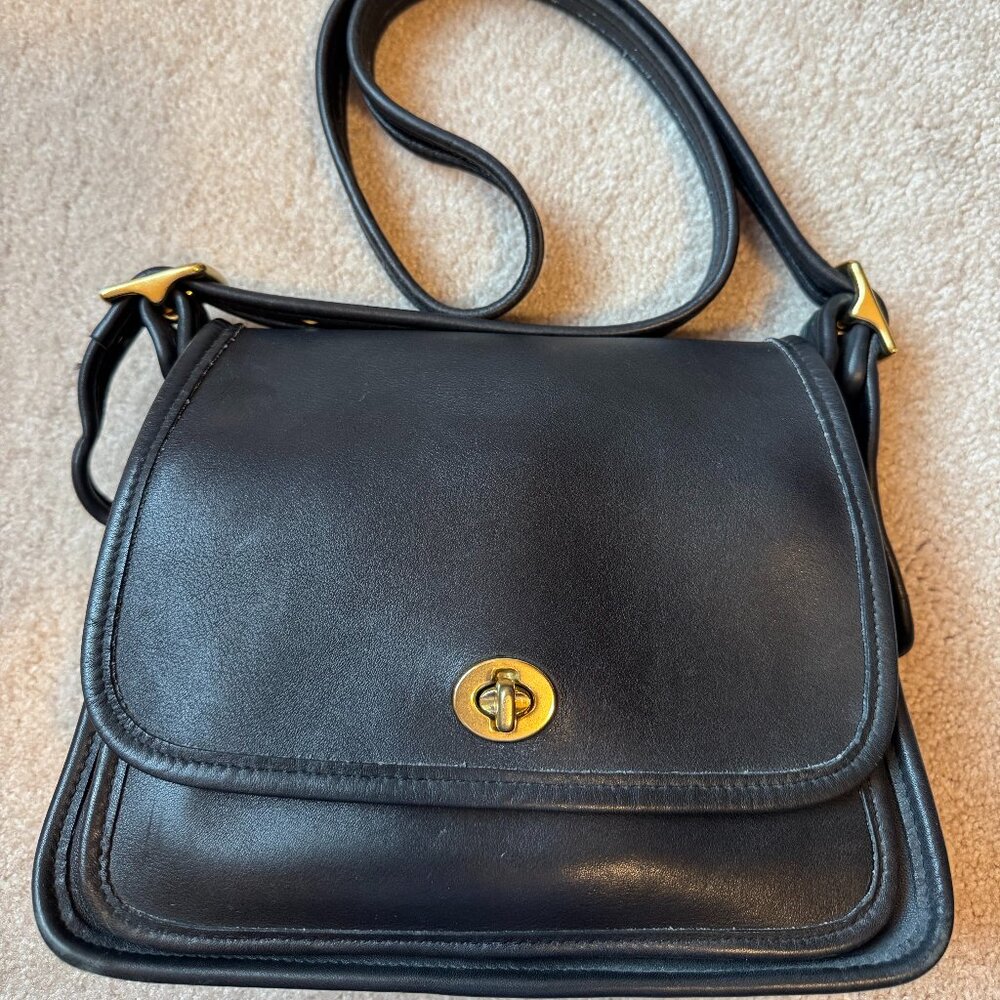 Vintage Coach 9061 Rambler's Legacy- Black Made in USA- MINT